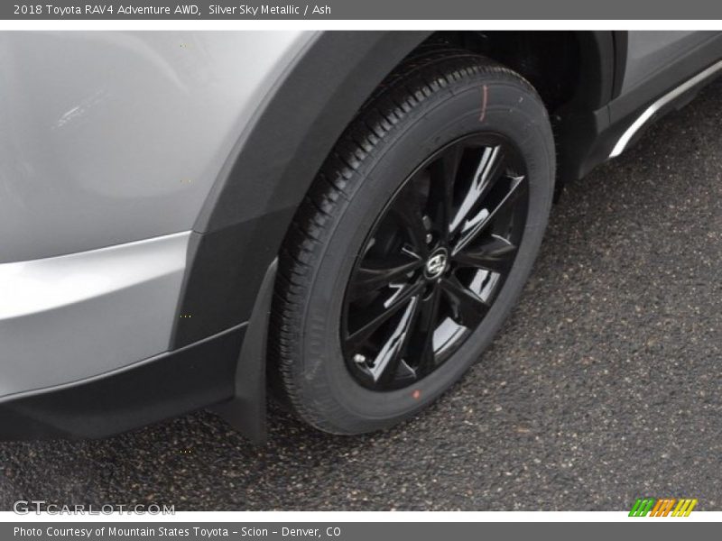 Silver Sky Metallic / Ash 2018 Toyota RAV4 Adventure AWD