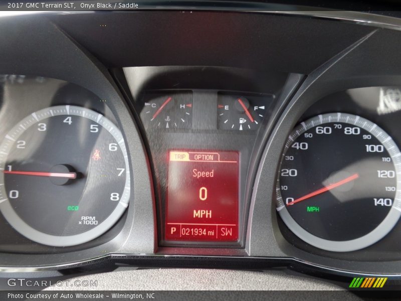 Onyx Black / Saddle 2017 GMC Terrain SLT