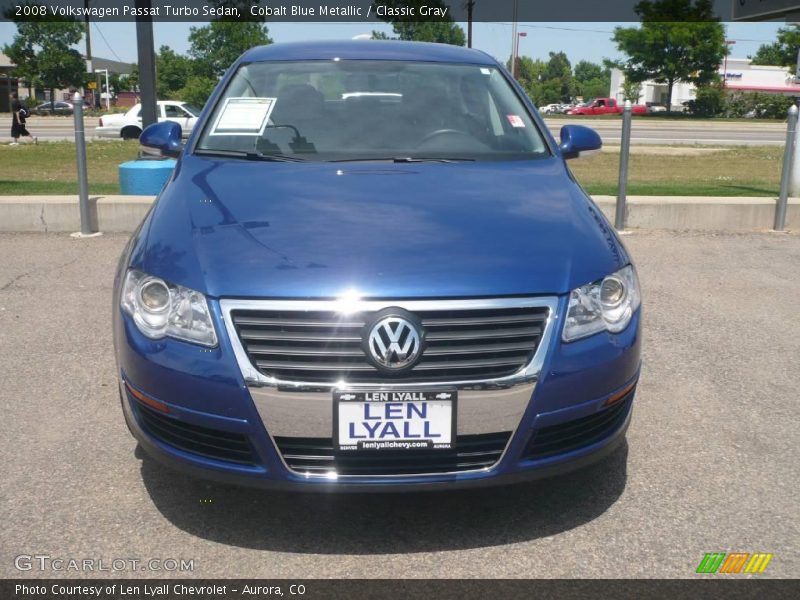 Cobalt Blue Metallic / Classic Gray 2008 Volkswagen Passat Turbo Sedan