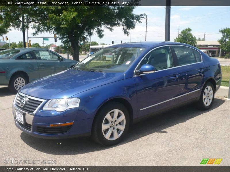 Cobalt Blue Metallic / Classic Gray 2008 Volkswagen Passat Turbo Sedan