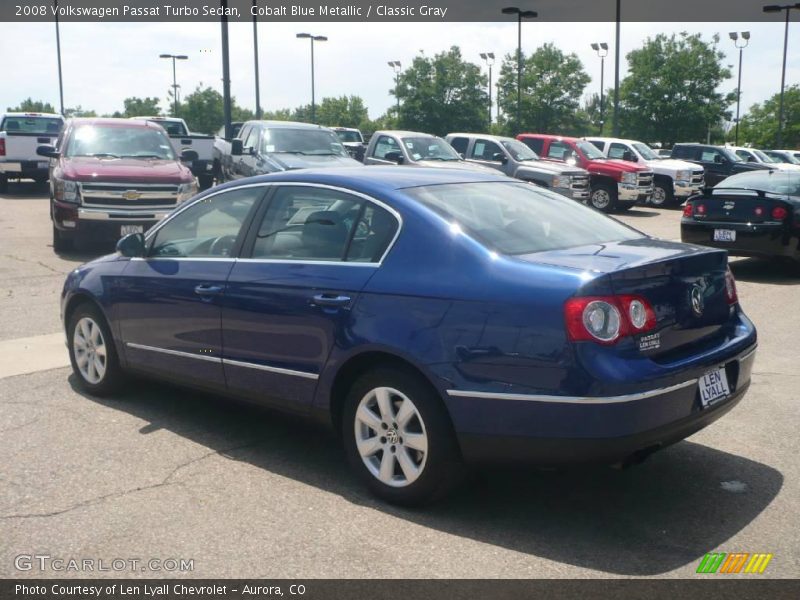 Cobalt Blue Metallic / Classic Gray 2008 Volkswagen Passat Turbo Sedan