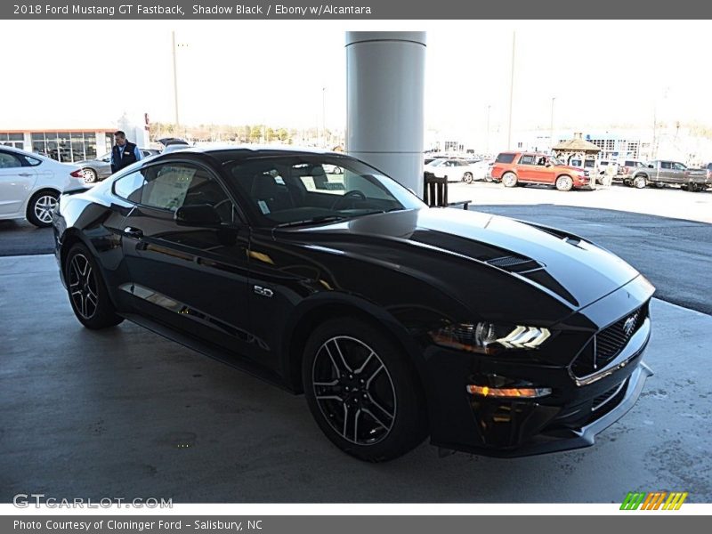 Shadow Black / Ebony w/Alcantara 2018 Ford Mustang GT Fastback