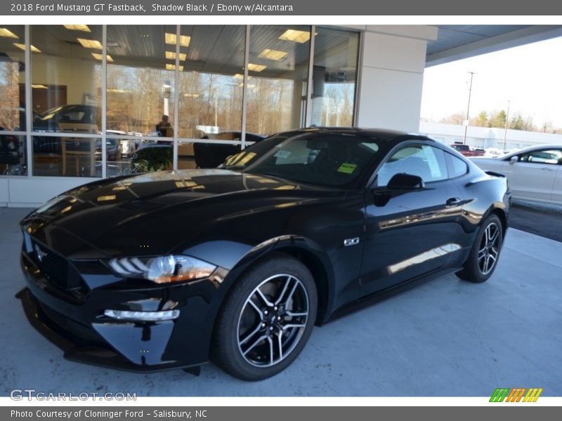 Shadow Black / Ebony w/Alcantara 2018 Ford Mustang GT Fastback