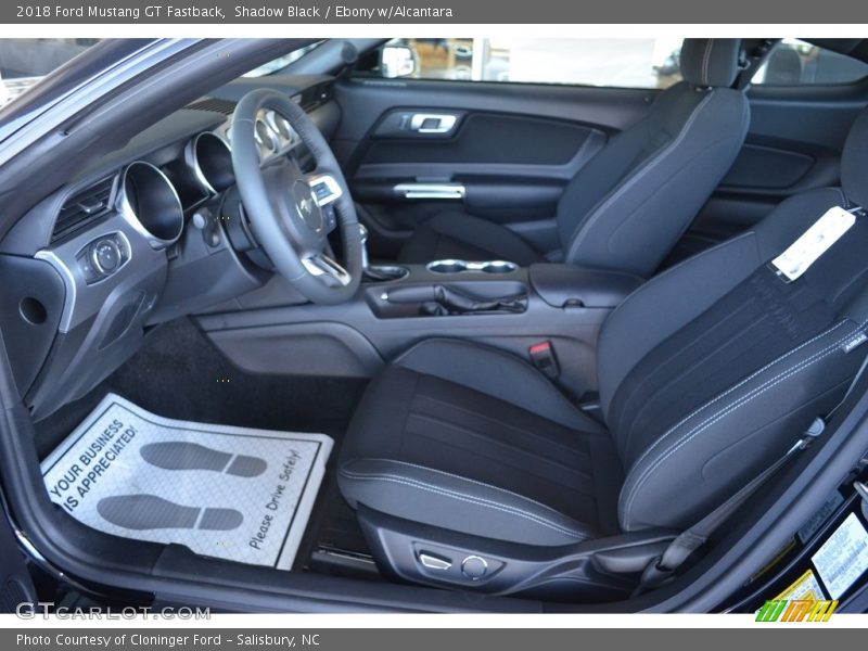 Shadow Black / Ebony w/Alcantara 2018 Ford Mustang GT Fastback