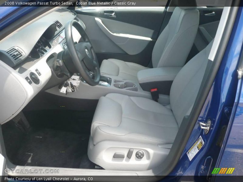 Cobalt Blue Metallic / Classic Gray 2008 Volkswagen Passat Turbo Sedan