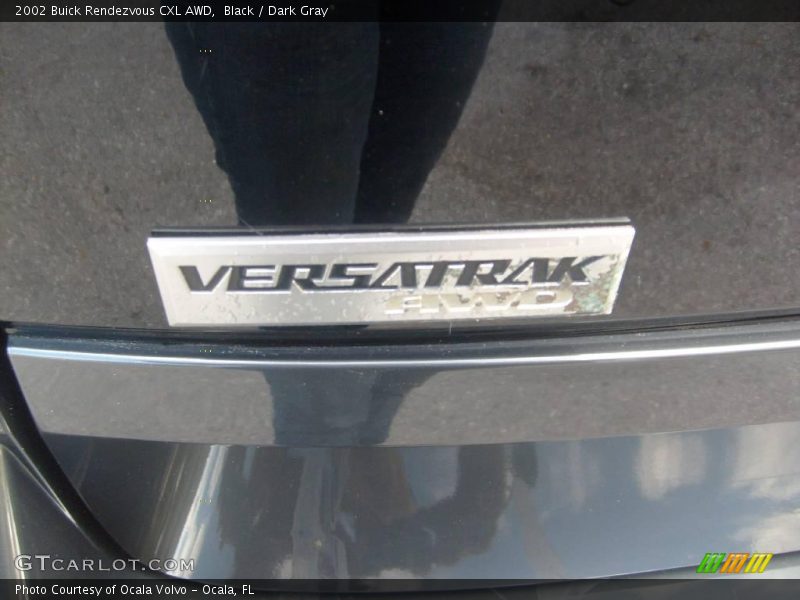 Black / Dark Gray 2002 Buick Rendezvous CXL AWD