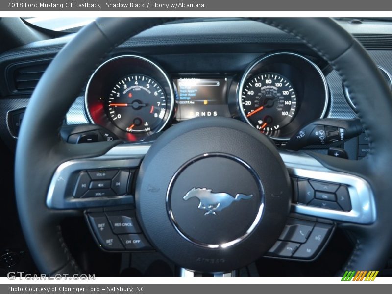 Shadow Black / Ebony w/Alcantara 2018 Ford Mustang GT Fastback