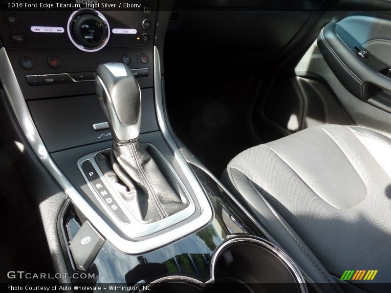 Ingot Silver / Ebony 2016 Ford Edge Titanium