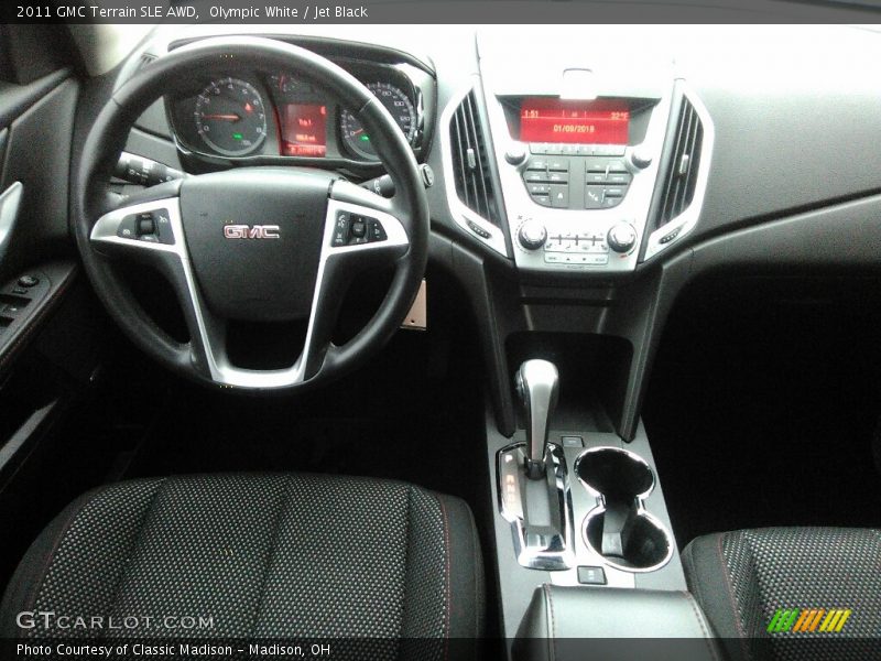 Olympic White / Jet Black 2011 GMC Terrain SLE AWD