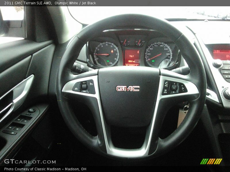 Olympic White / Jet Black 2011 GMC Terrain SLE AWD