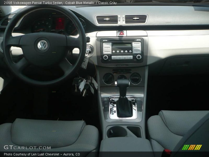 Cobalt Blue Metallic / Classic Gray 2008 Volkswagen Passat Turbo Sedan