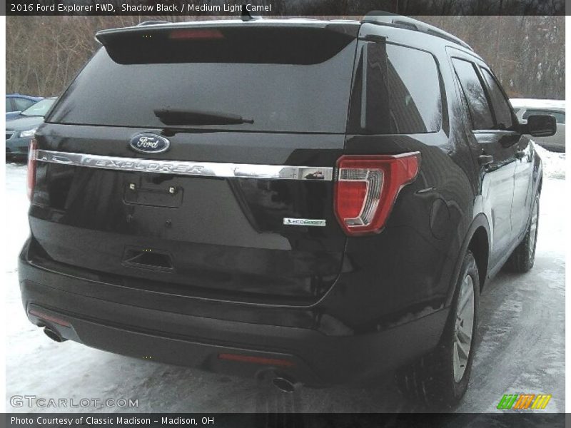 Shadow Black / Medium Light Camel 2016 Ford Explorer FWD