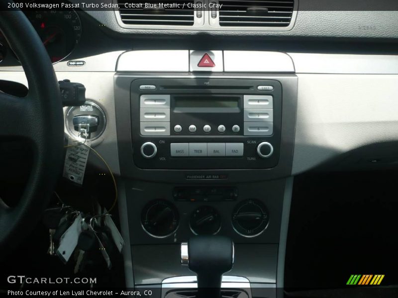 Cobalt Blue Metallic / Classic Gray 2008 Volkswagen Passat Turbo Sedan