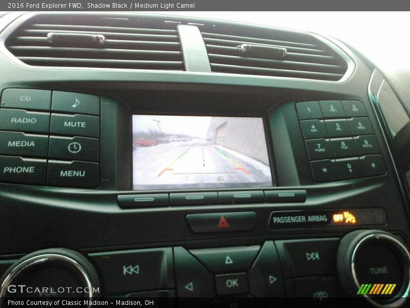 Shadow Black / Medium Light Camel 2016 Ford Explorer FWD