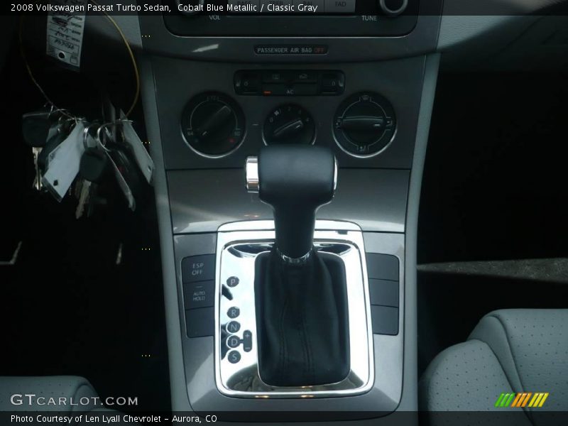 Cobalt Blue Metallic / Classic Gray 2008 Volkswagen Passat Turbo Sedan