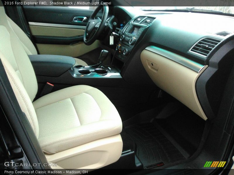 Shadow Black / Medium Light Camel 2016 Ford Explorer FWD