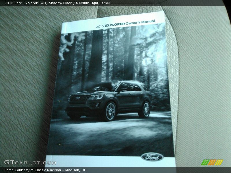 Shadow Black / Medium Light Camel 2016 Ford Explorer FWD