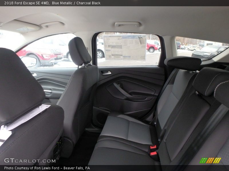 Blue Metallic / Charcoal Black 2018 Ford Escape SE 4WD