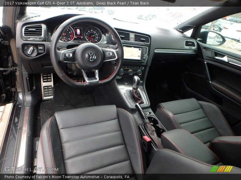 Titan Black Interior - 2017 Golf GTI 4-Door 2.0T Autobahn 
