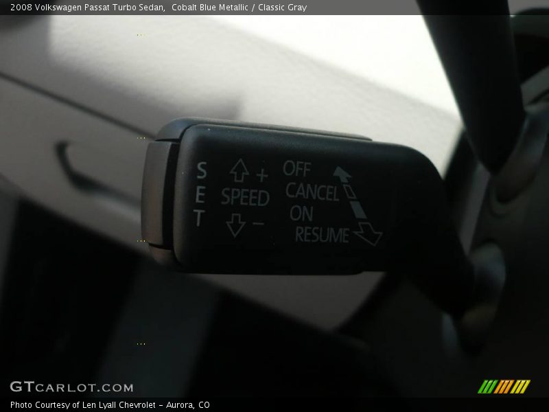 Cobalt Blue Metallic / Classic Gray 2008 Volkswagen Passat Turbo Sedan