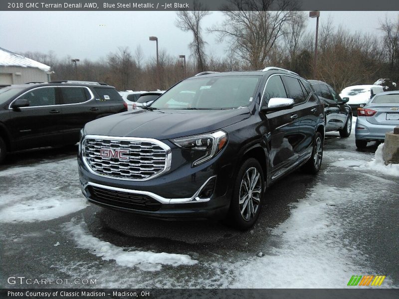 Blue Steel Metallic / ­Jet Black 2018 GMC Terrain Denali AWD