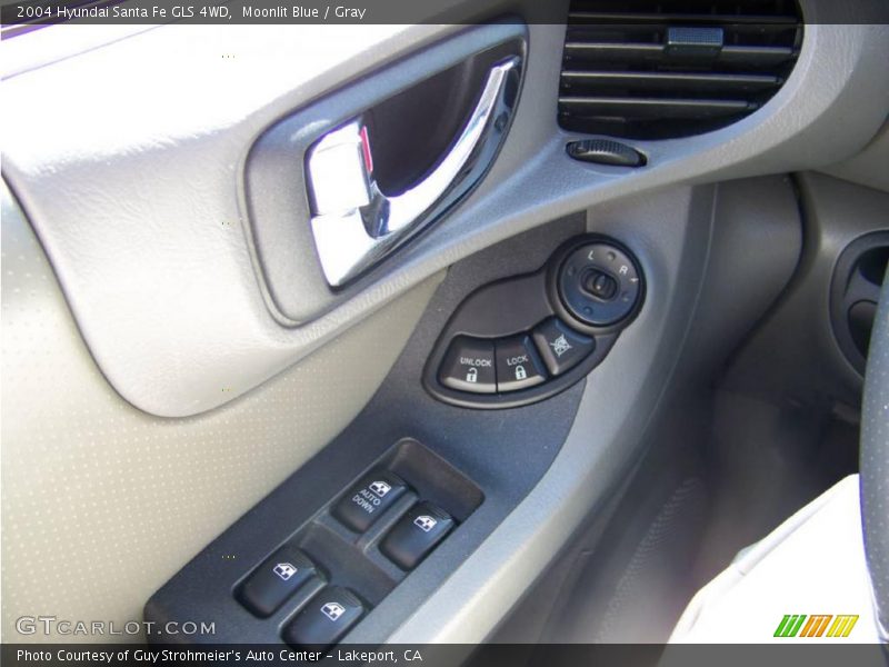 Moonlit Blue / Gray 2004 Hyundai Santa Fe GLS 4WD