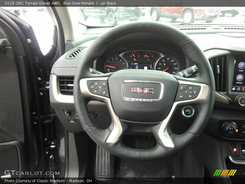 Blue Steel Metallic / ­Jet Black 2018 GMC Terrain Denali AWD
