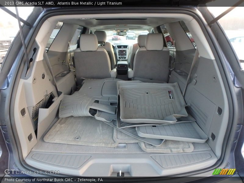 Atlantis Blue Metallic / Light Titanium 2013 GMC Acadia SLT AWD