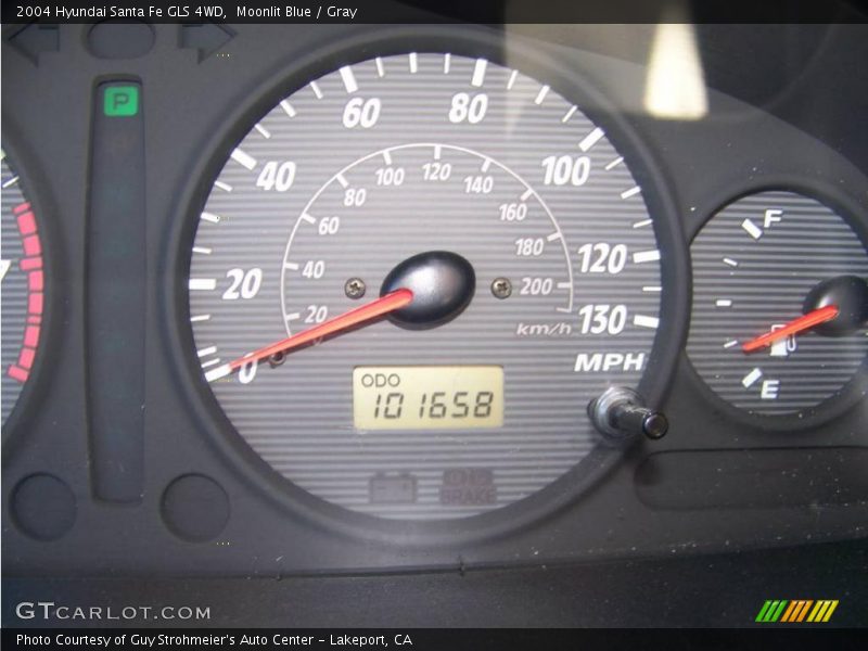 Moonlit Blue / Gray 2004 Hyundai Santa Fe GLS 4WD