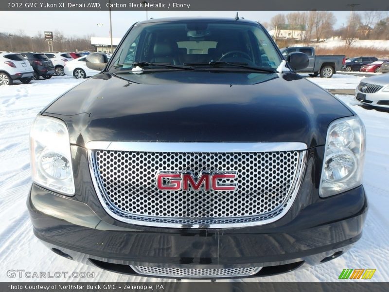 Carbon Black Metallic / Ebony 2012 GMC Yukon XL Denali AWD