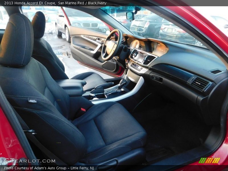 San Marino Red / Black/Ivory 2013 Honda Accord EX Coupe