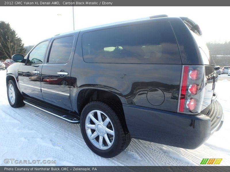 Carbon Black Metallic / Ebony 2012 GMC Yukon XL Denali AWD