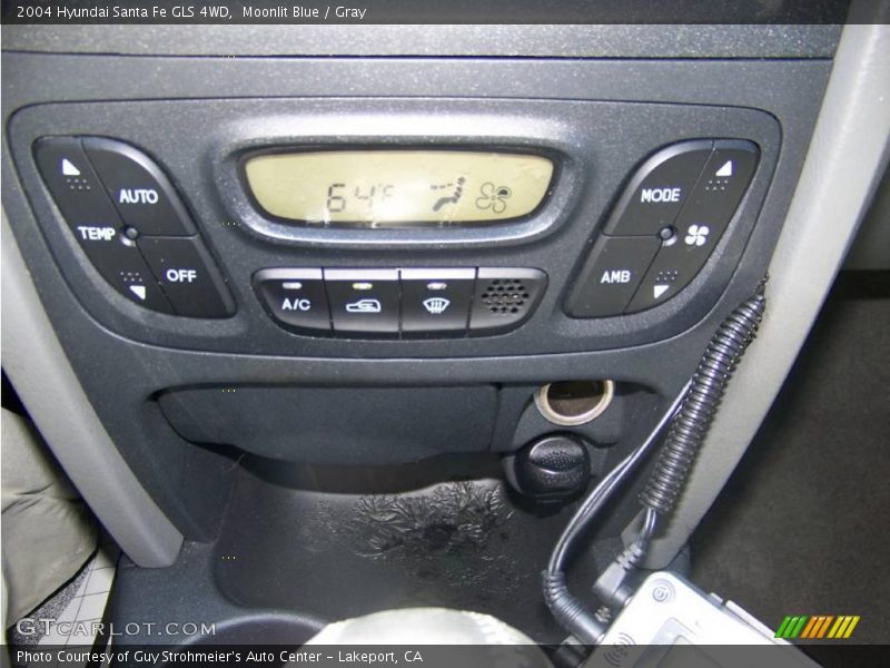 Moonlit Blue / Gray 2004 Hyundai Santa Fe GLS 4WD