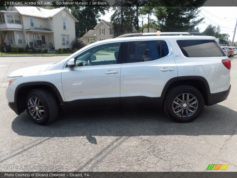 Quicksilver Metallic / Jet Black 2017 GMC Acadia SLT AWD