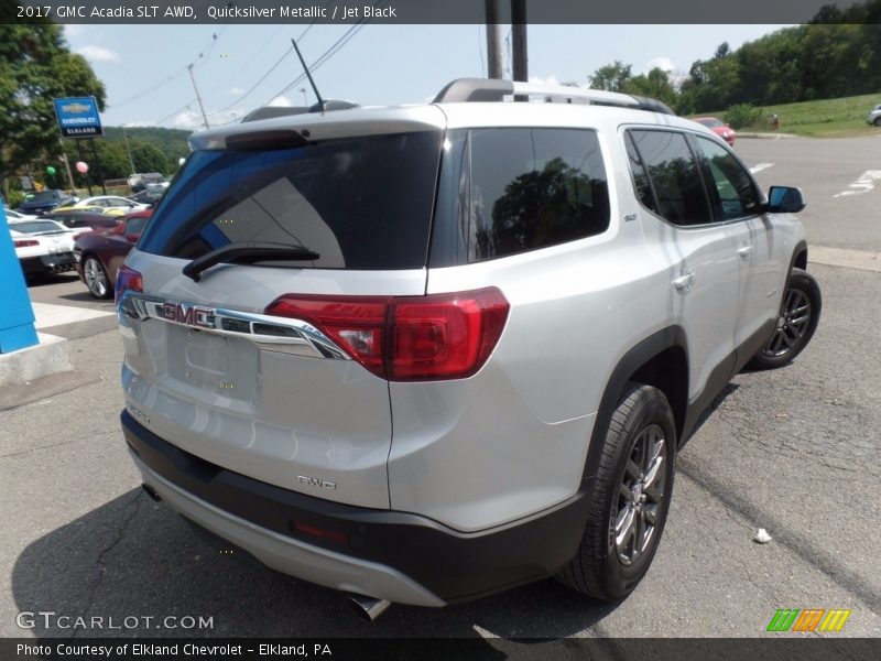 Quicksilver Metallic / Jet Black 2017 GMC Acadia SLT AWD