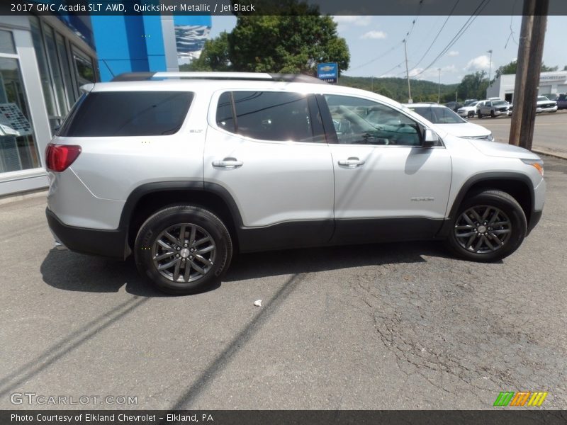 Quicksilver Metallic / Jet Black 2017 GMC Acadia SLT AWD