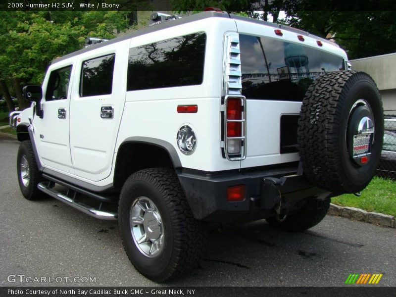 White / Ebony 2006 Hummer H2 SUV