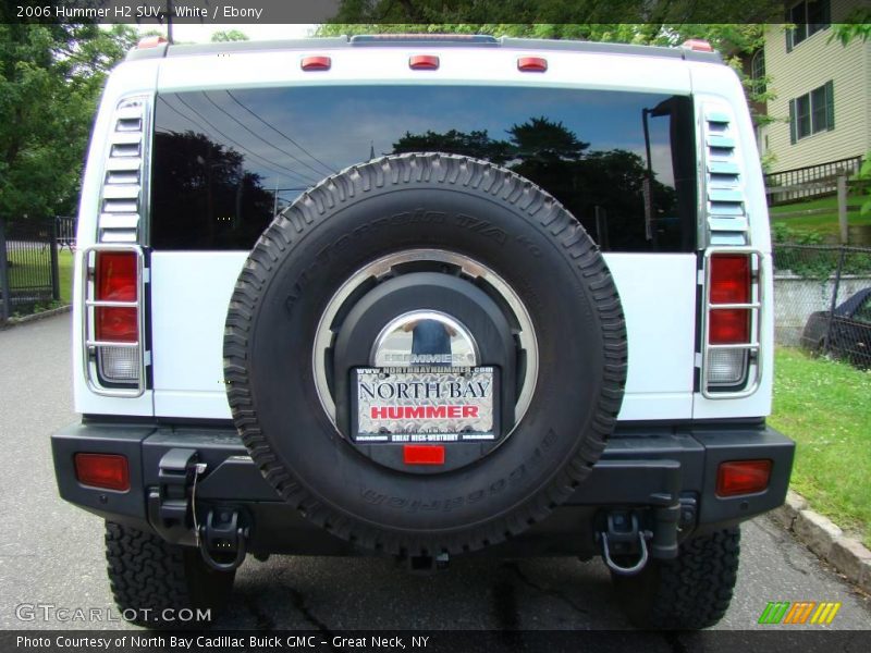 White / Ebony 2006 Hummer H2 SUV
