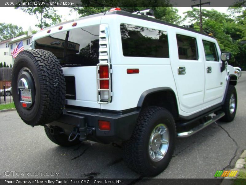 White / Ebony 2006 Hummer H2 SUV