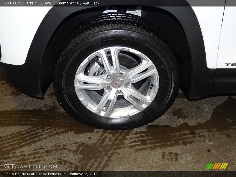 Summit White / ­Jet Black 2018 GMC Terrain SLE AWD