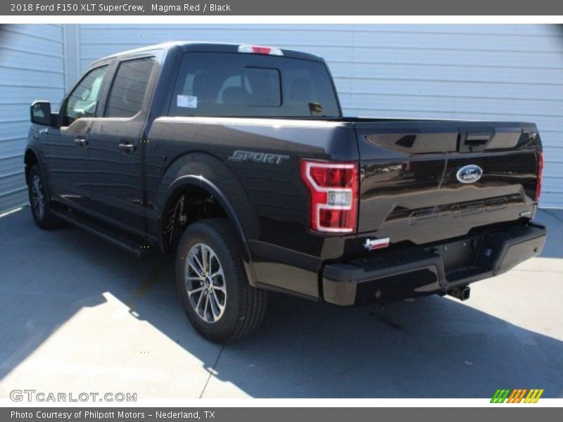 Magma Red / Black 2018 Ford F150 XLT SuperCrew