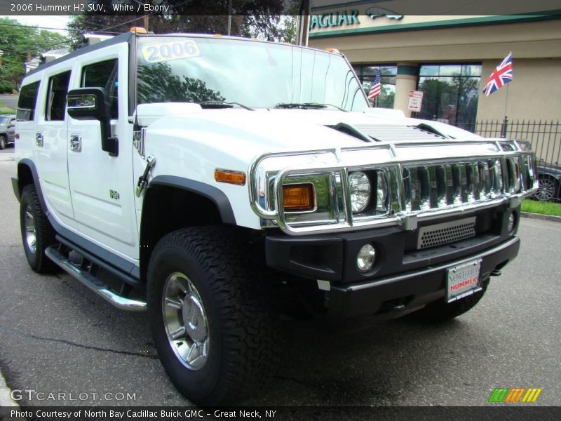 White / Ebony 2006 Hummer H2 SUV