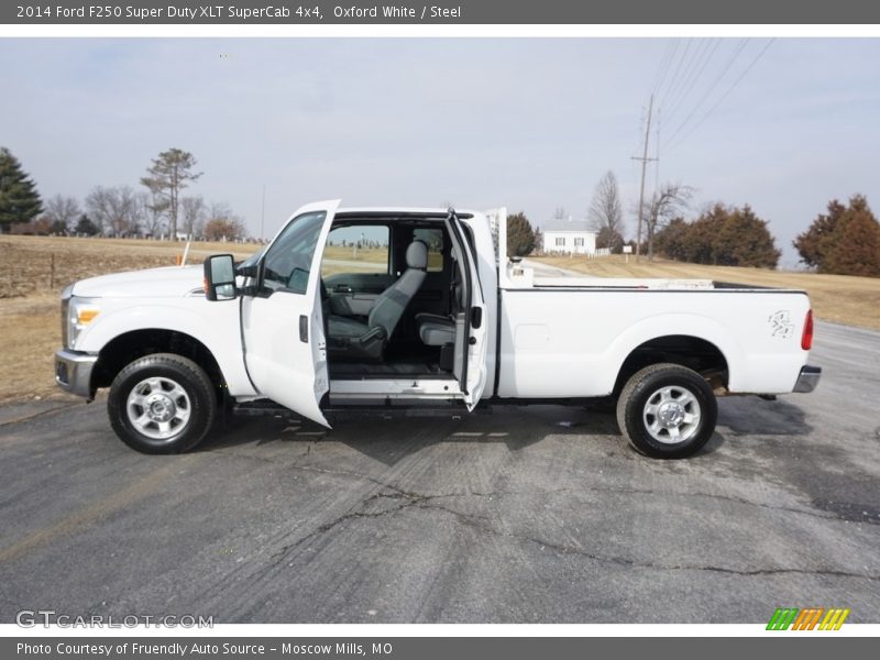 Oxford White / Steel 2014 Ford F250 Super Duty XLT SuperCab 4x4