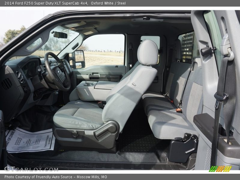 Oxford White / Steel 2014 Ford F250 Super Duty XLT SuperCab 4x4