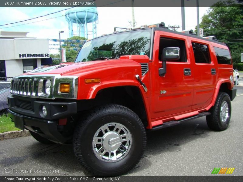 Victory Red / Ebony Black 2007 Hummer H2 SUV