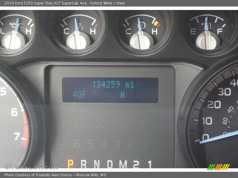 Oxford White / Steel 2014 Ford F250 Super Duty XLT SuperCab 4x4