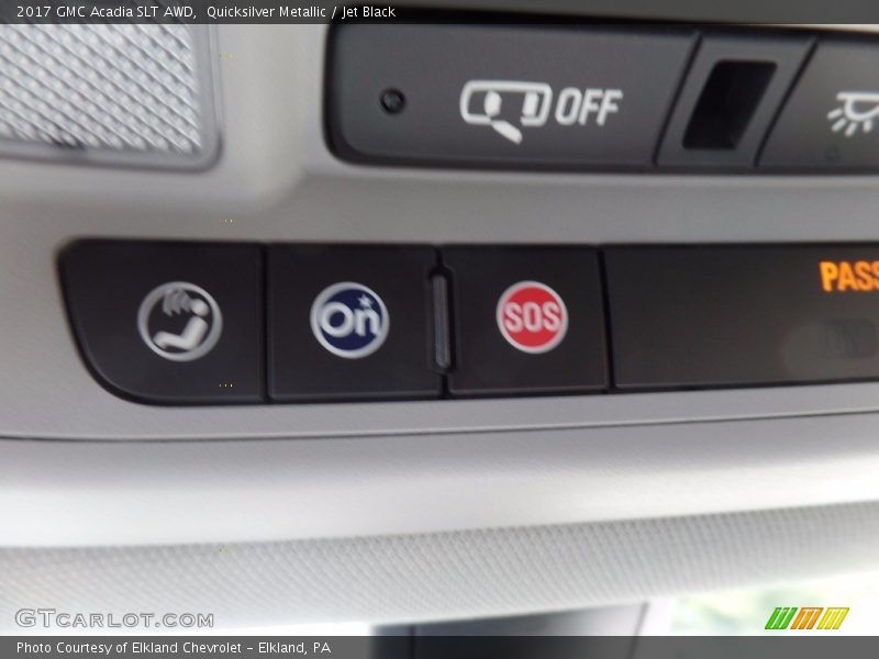 Quicksilver Metallic / Jet Black 2017 GMC Acadia SLT AWD