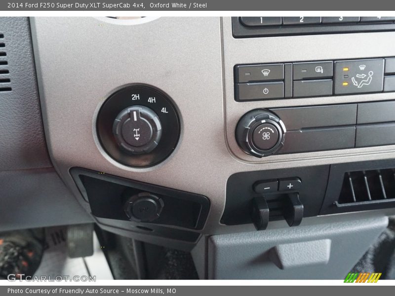 Oxford White / Steel 2014 Ford F250 Super Duty XLT SuperCab 4x4