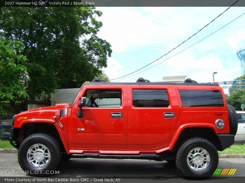 Victory Red / Ebony Black 2007 Hummer H2 SUV