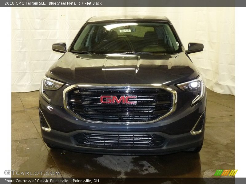 Blue Steel Metallic / ­Jet Black 2018 GMC Terrain SLE